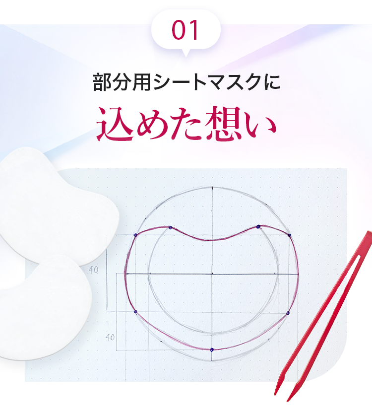 部分用シートマスクに込めた想い