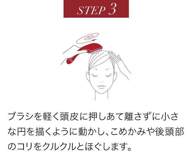 ヘアーエナジャイザーの使い方3